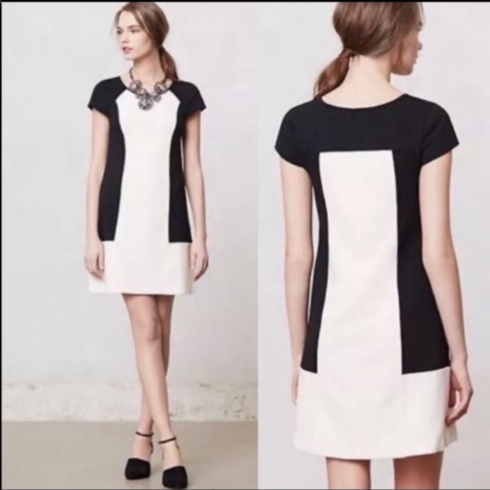 Anthropologie Maeve Color Block Corby Dress